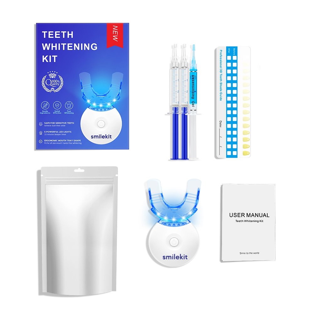 Teeth Whitening Kit - مجموعة تبييض الأسنان - 5X مبيض