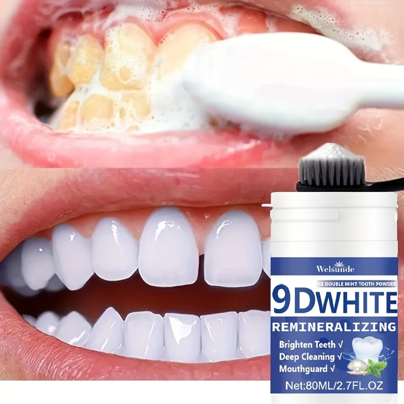 Teeth Whitening Near Me - مسحوق أسنان 9D أبيض لإعادة ترسيب