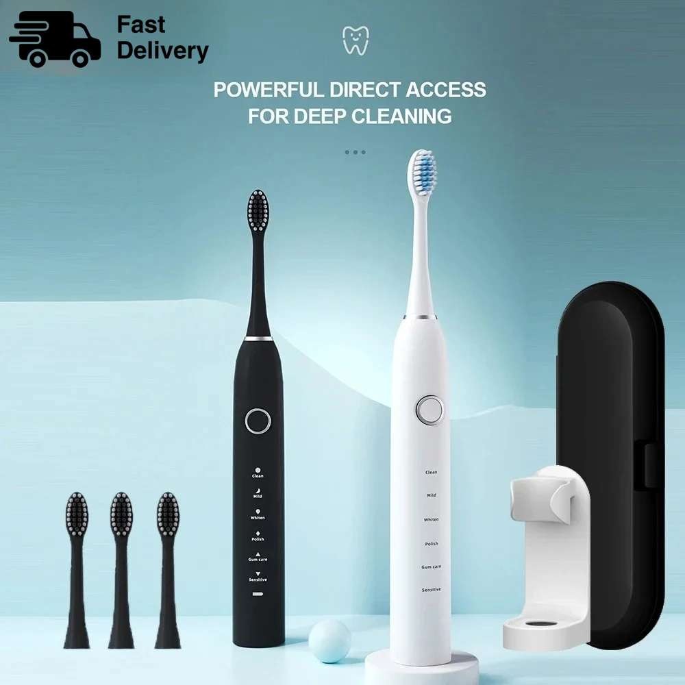 Teeth Whitening Kit - فرشاة أسنان كهربائية سونيك من KLXKLX