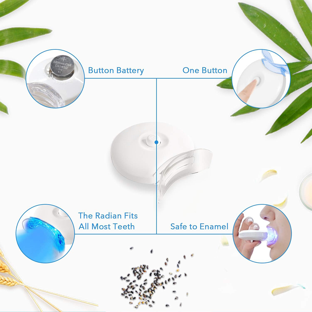 مجموعة تبييض الأسنان - 5X مبيض - مراجعة Teeth Whitening Kit وسعره