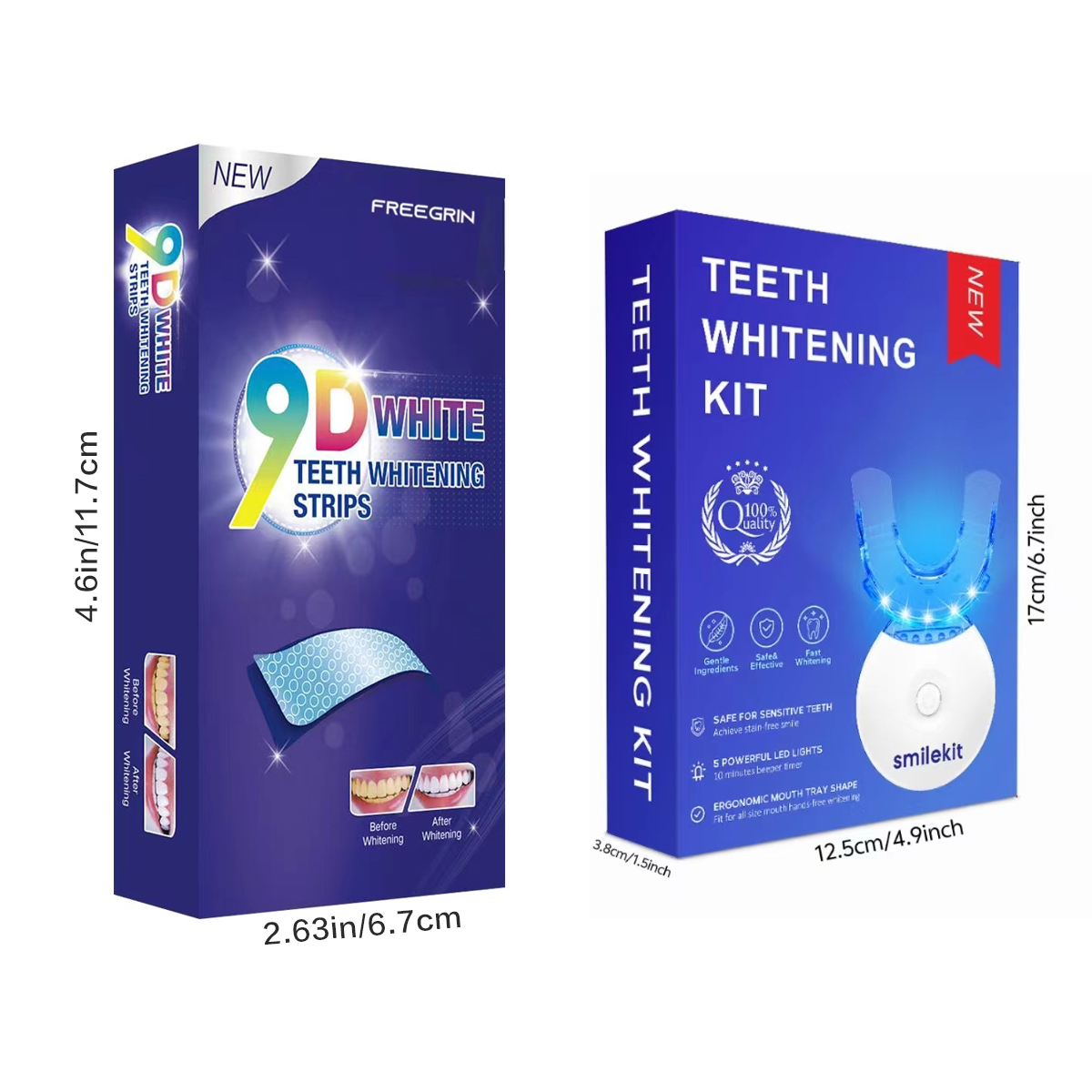 مجموعة تبييض الأسنان - 5X مبيض - مراجعة Teeth Whitening Kit وسعره