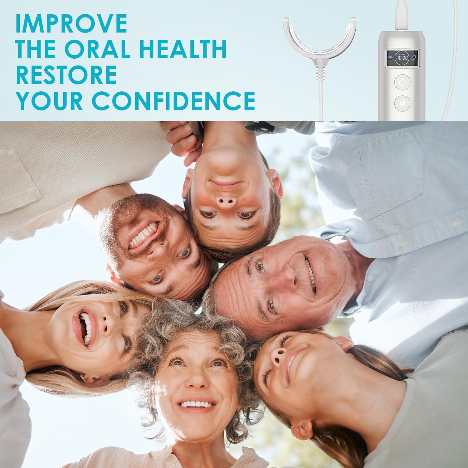 جهاز تسريع تبييض الأسنان بـ 16 - مراجعة Teeth Whitening Kit وسعره