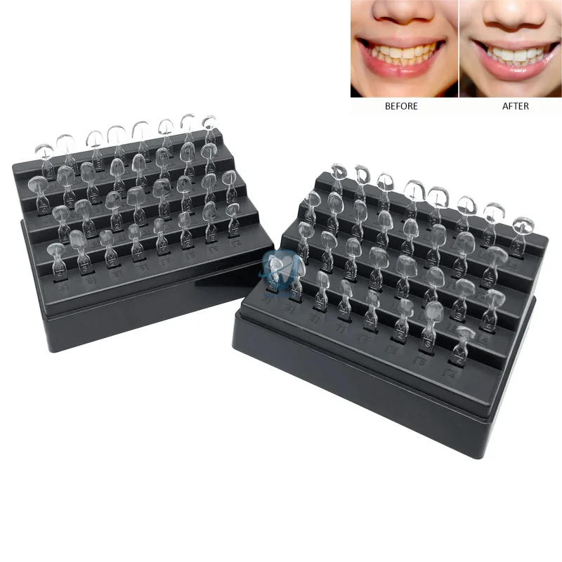 32 قطعة/المجموعة الأسنان القشر - مراجعة Teeth Whitening Moulds وسعره