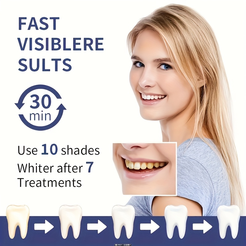 1 صندوق (14 قطعة) 9D شرائط جل  - مراجعة Teeth Whitening Near Me وسعره